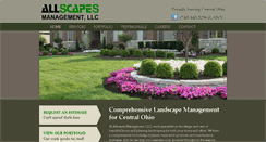Desktop Screenshot of allscapesmanagement.com